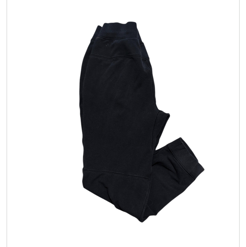 Lululemon Men’s Black Joggers Large Zip Pocket Drawstring Athletic Pants